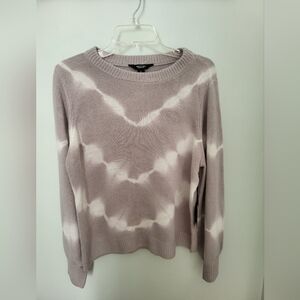 Women's Simply Vera‎ Vera Wang Crewneck Tie-Dye Sweater Size Large New V Effect